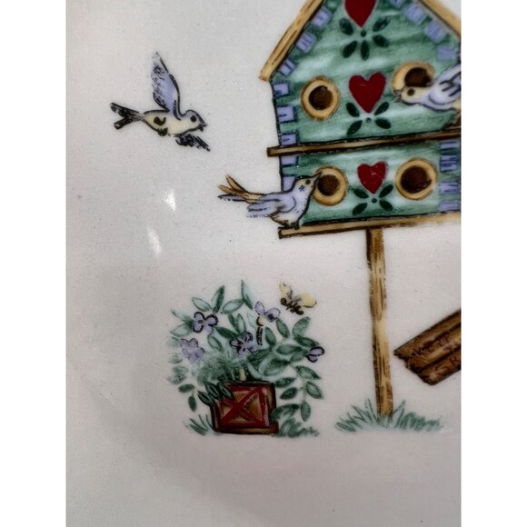 Thomson Birdhouse pottery Dinner Plate Round - Picture 4 of 8